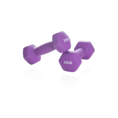 Mancuernas - ITALIAN DESIGN NEO DUMBBELL 1 PAIR KG 2, Morado