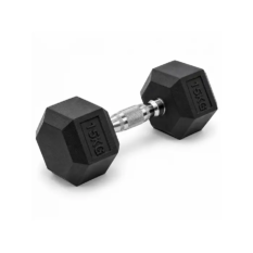 Mancuerna - VYORIXEN Hexagonal Agarre Antideslizante 15 Kg, Negro