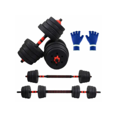 Mancuernas - MOBICLINIC Maxifit, Negro y rojo